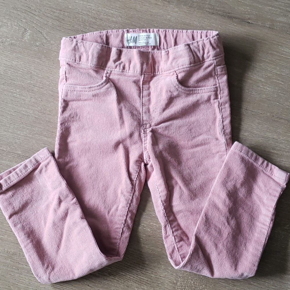 Pink corduroy pants